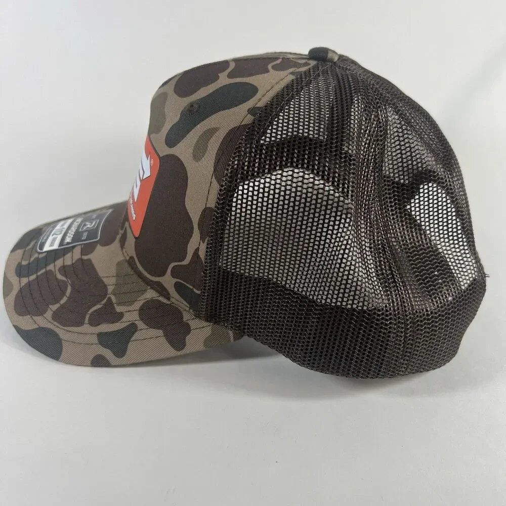 NOS Nitrous Oxide Systems Richardson 112PFP Camo Trucker Hat ADJ Snapback